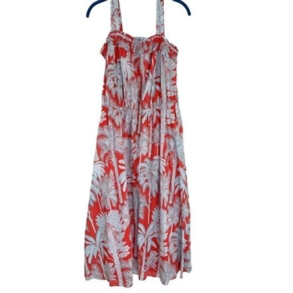 Talbots Red Floral Midi Dress - Picture 2 of 6